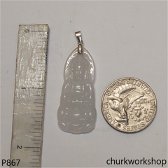 White jade lady Buddha