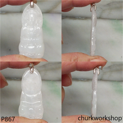 White jade lady Buddha