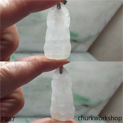 White jade lady Buddha