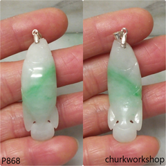 Jade fish pendant