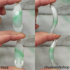 Jade fish pendant