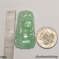 Light green jade carved pendant