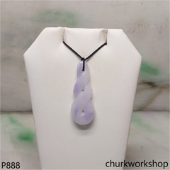 Lavender jade pendant