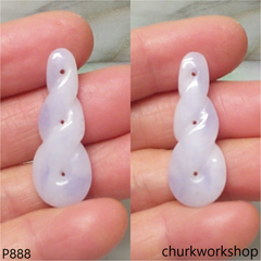 Lavender jade pendant