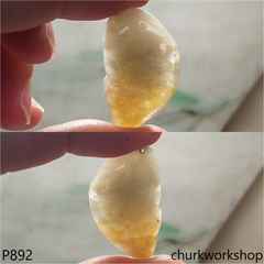 Brownish fish jade pendant