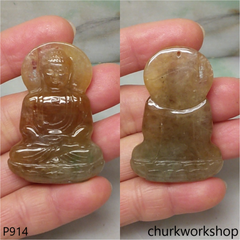 Red Buddha pendant (Shakyamuni)