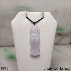 Pale lavender lady Buddha