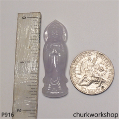 Pale lavender lady Buddha