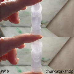 Pale lavender lady Buddha