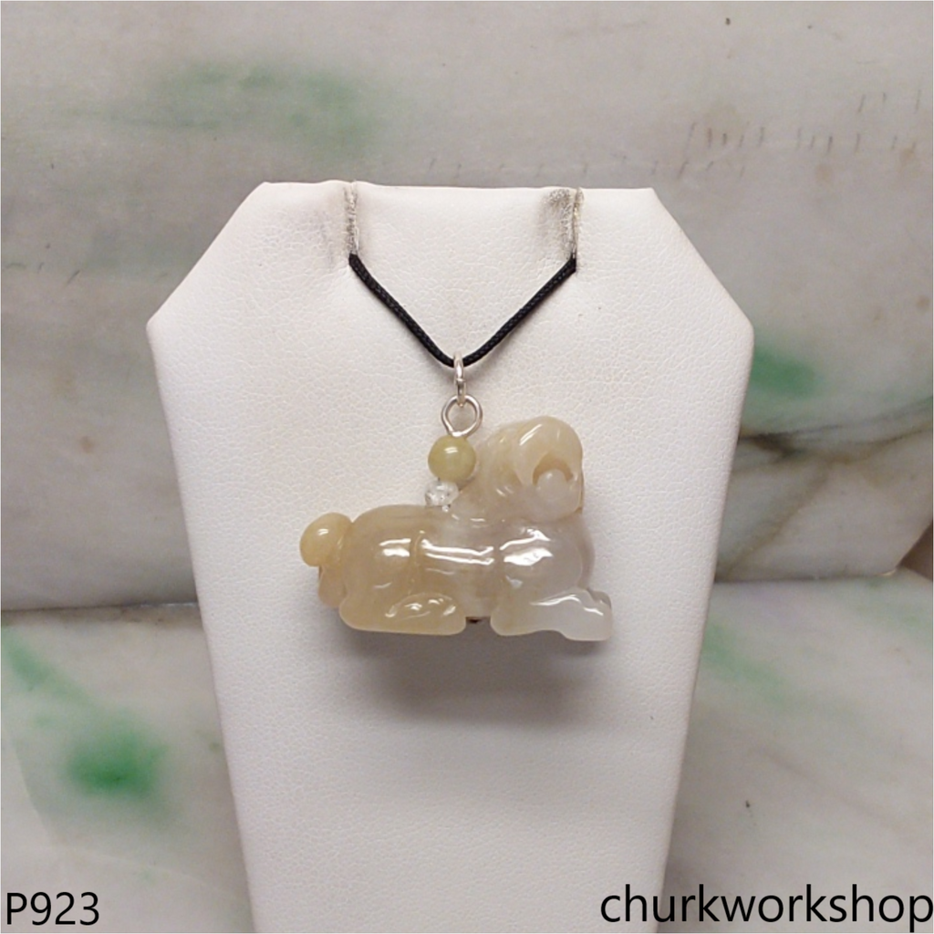 Jade tiger pendant