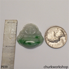 Jade happy Buddha pendant
