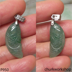 Jade fish pendant