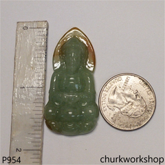 Green jade Buddha