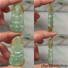 Green jade Buddha