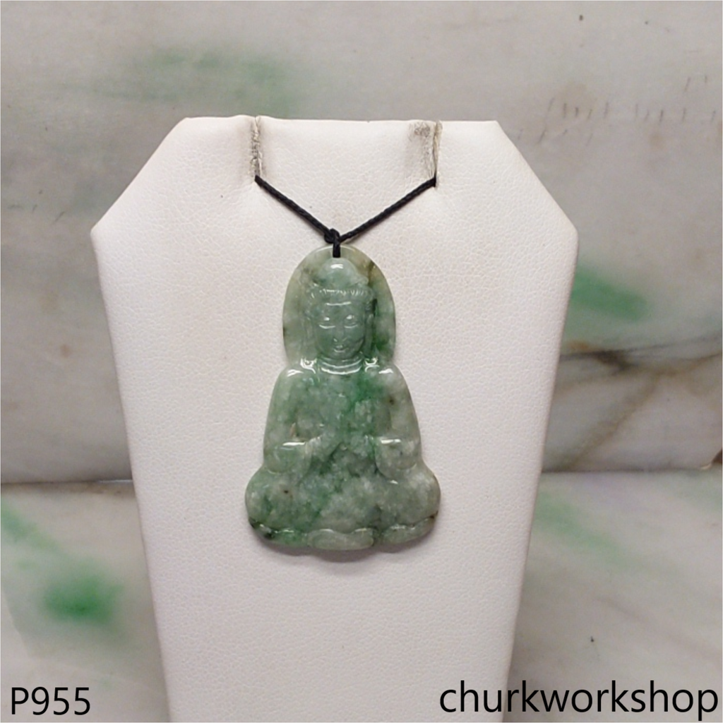 Light green jade Buddha