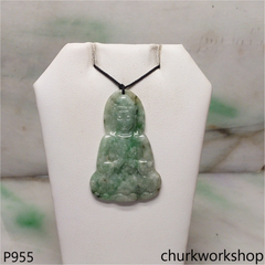 Light green jade Buddha