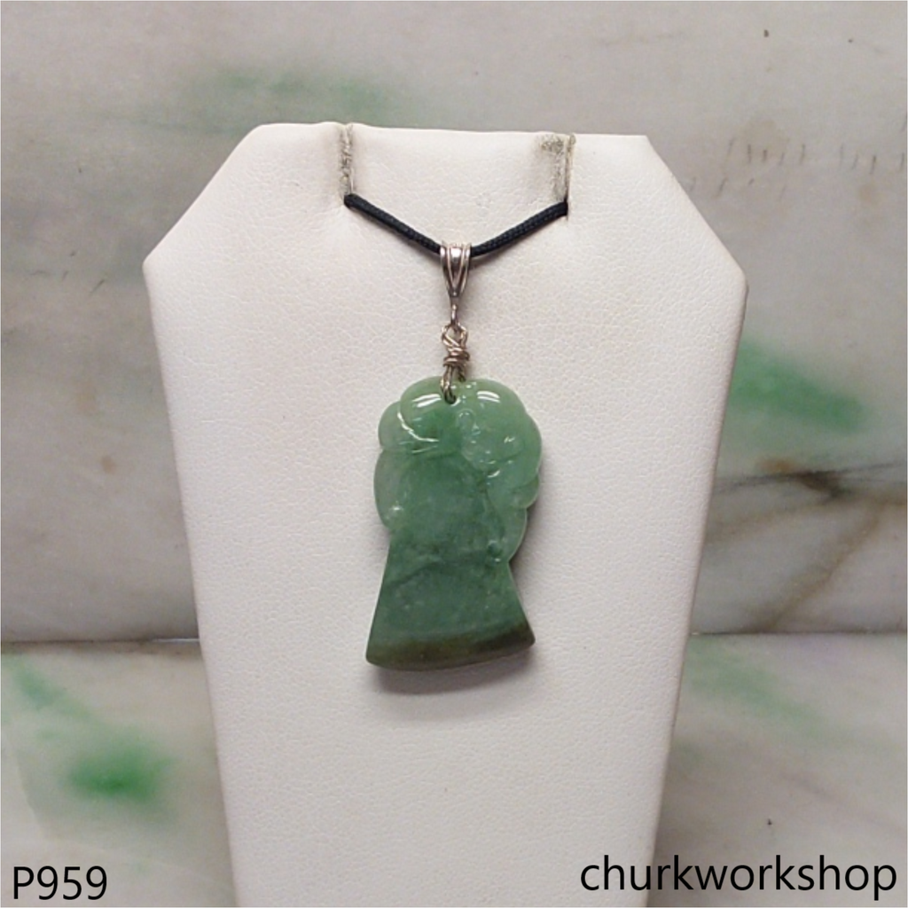 Green jade pendant