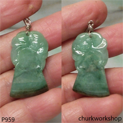 Green jade pendant