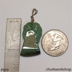Green jade pendant