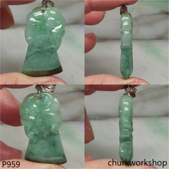 Green jade pendant