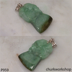 Green jade pendant