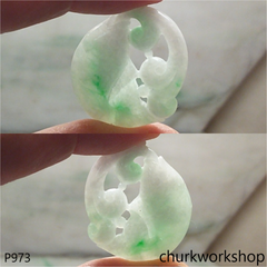 Jade fish pendant