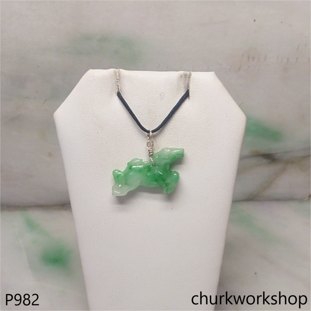 Small jade horse pendant