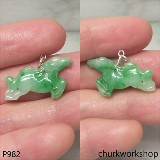 Small jade horse pendant