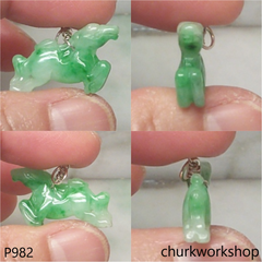 Small jade horse pendant