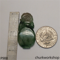 Green jade pendant