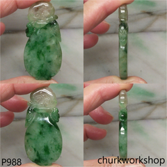 Green jade pendant