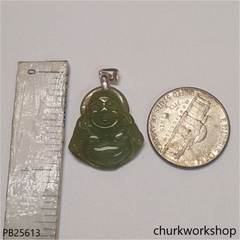 Jade happy Buddha pendant