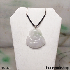 Pale lavender jade happy Buddha