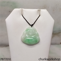 Jade happy Buddha pendant