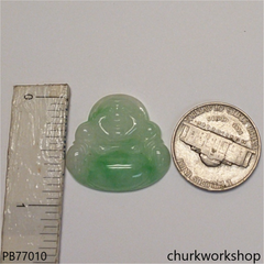 Jade happy Buddha pendant