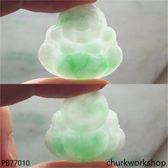Jade happy Buddha pendant