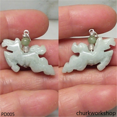 Small jade horse pendant