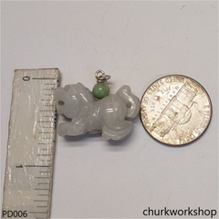 White jade tiger pendant