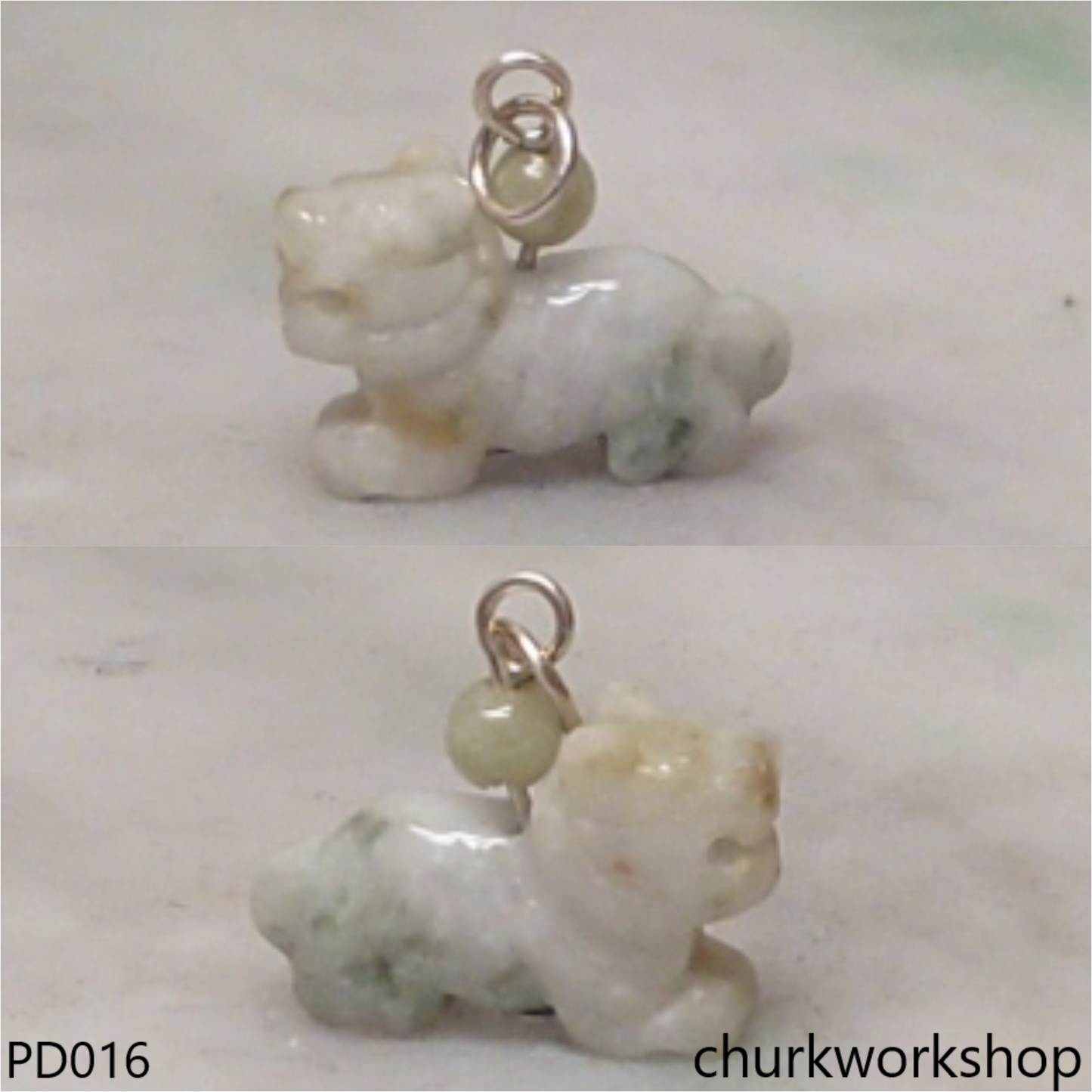 Small jade tiger pendant