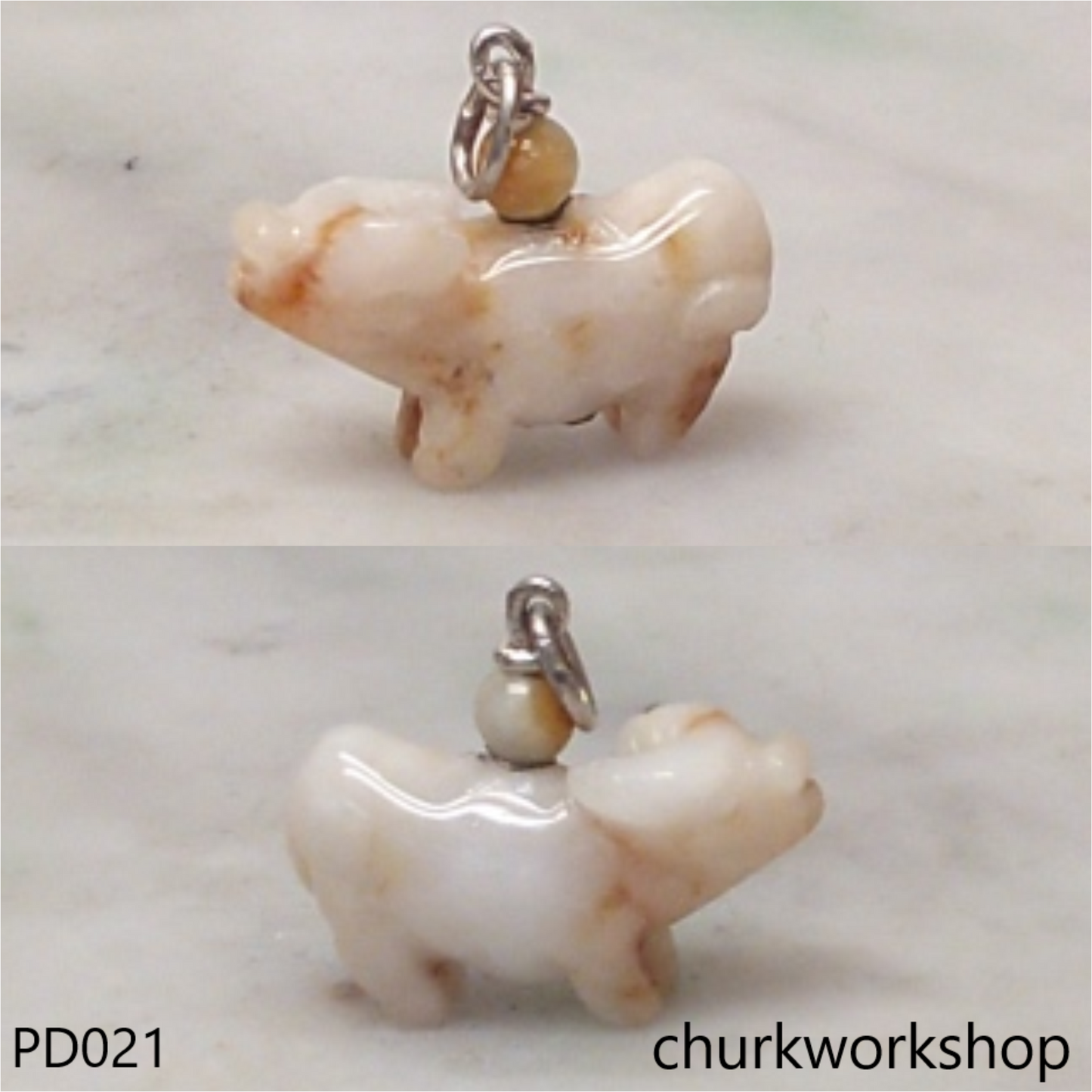 Jade OX pendant