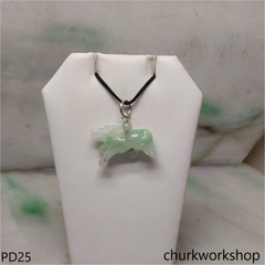 Small jade horse pendant