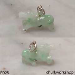 Small jade horse pendant