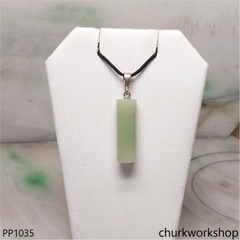 Light green small jade cylinder