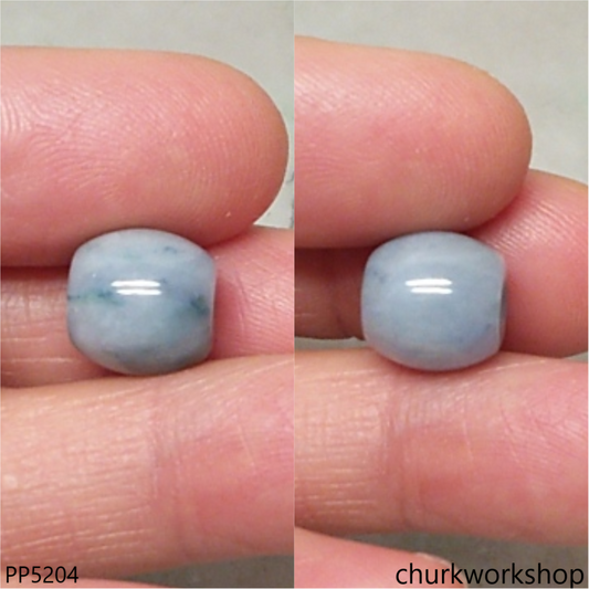 Grayish lavender jade tubes necklace