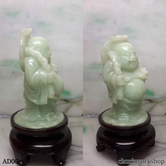 Light green happy Buddha