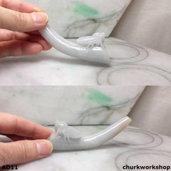 Natural jadeite locust