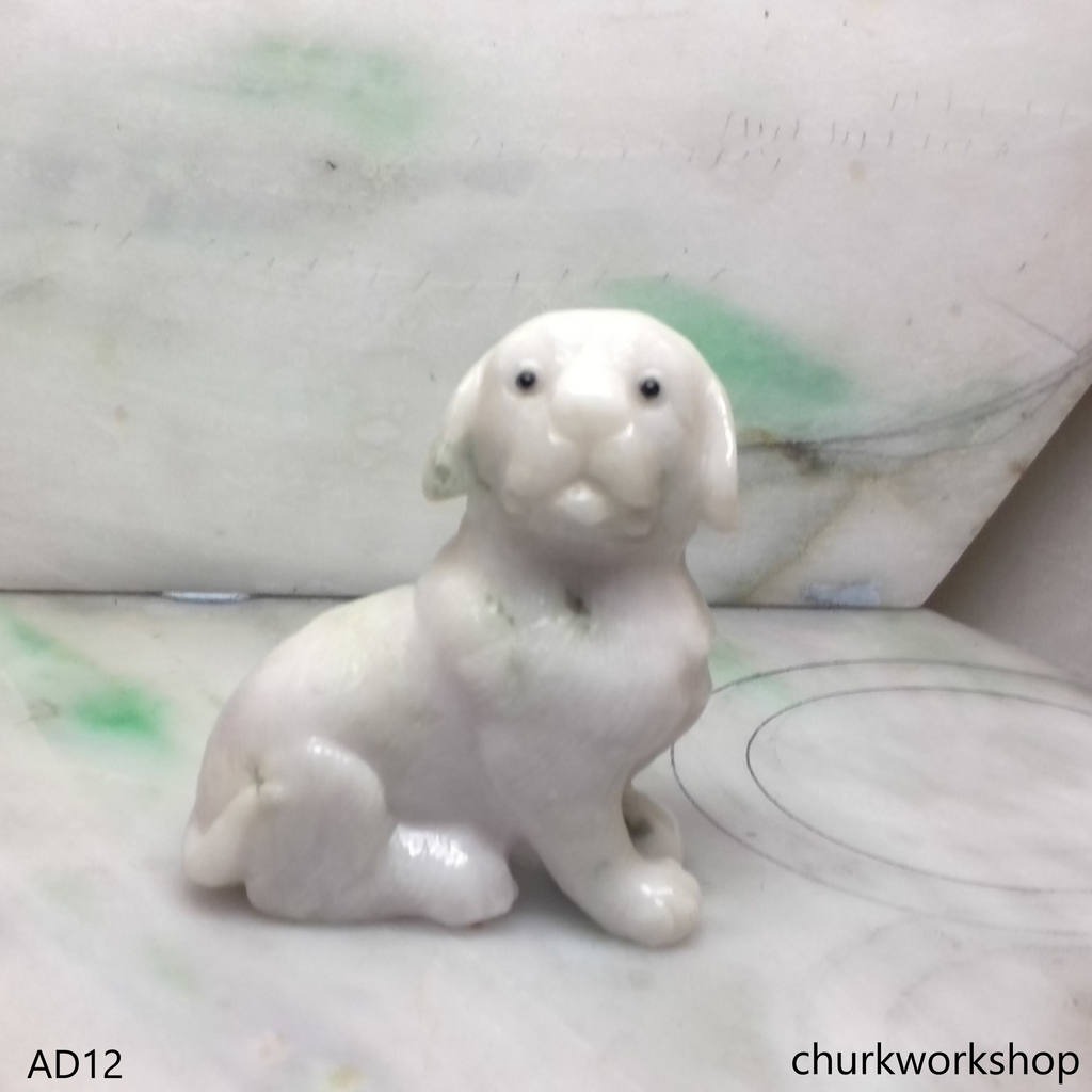 Pale lavender jade dog