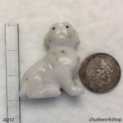 Pale lavender jade dog