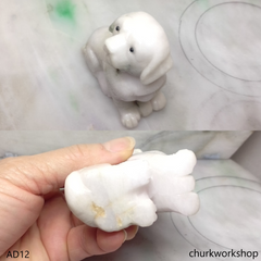 Pale lavender jade dog