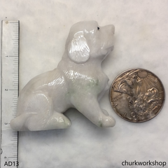 Pale lavender jade dog